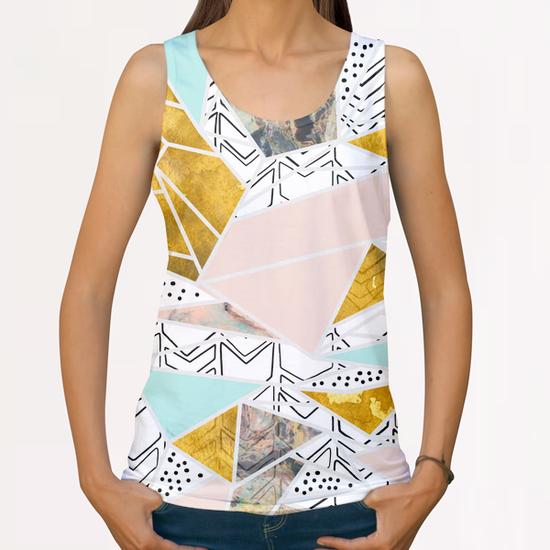 Geometric and textures All Over Print Tanks by mmartabc