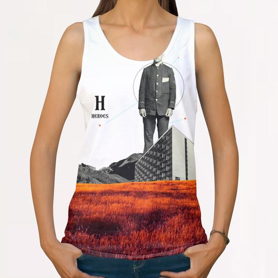 Heroes All Over Print Tanks by Frank Moth