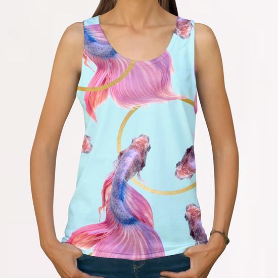 HullaHoops All Over Print Tanks by Uma Gokhale