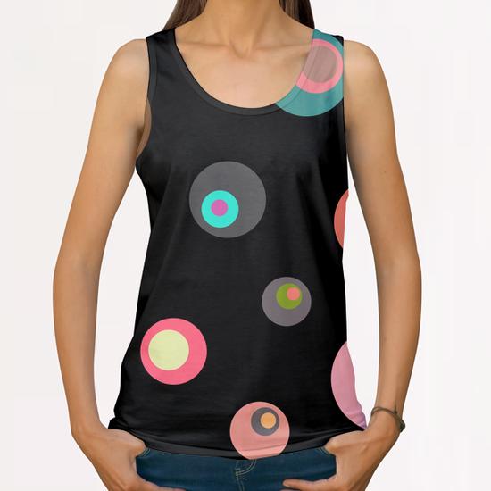 Colorful Circles All Over Print Tanks by Christy Leigh