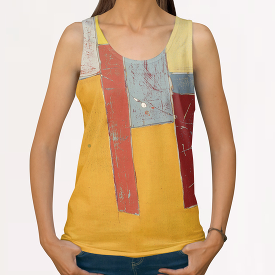 Imbrications 2 All Over Print Tanks by Pierre-Michael Faure