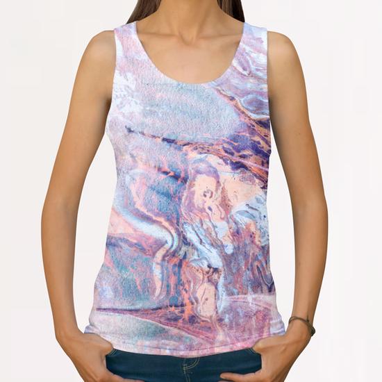 Multicolored saturated marble All Over Print Tanks by mmartabc