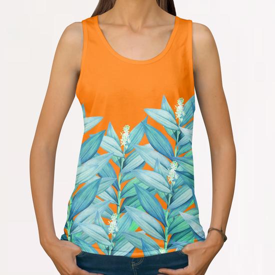 Nevertheless All Over Print Tanks by Uma Gokhale