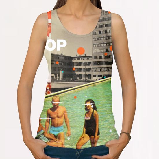 Pop All Over Print Tanks by Frank Moth