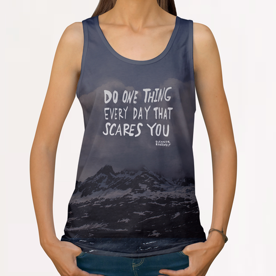 Scares You All Over Print Tanks by Leah Flores