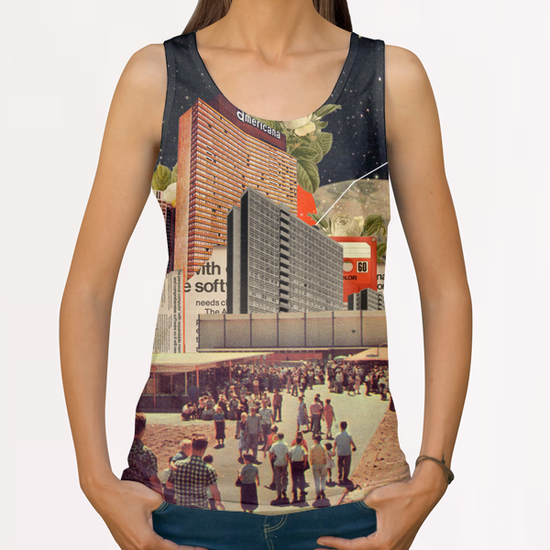 Software Road All Over Print Tanks by Frank Moth