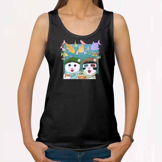 3D cats All Over Print Tanks by Tummeow
