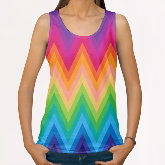 Zig Zag G8 All Over Print Tanks by MedusArt