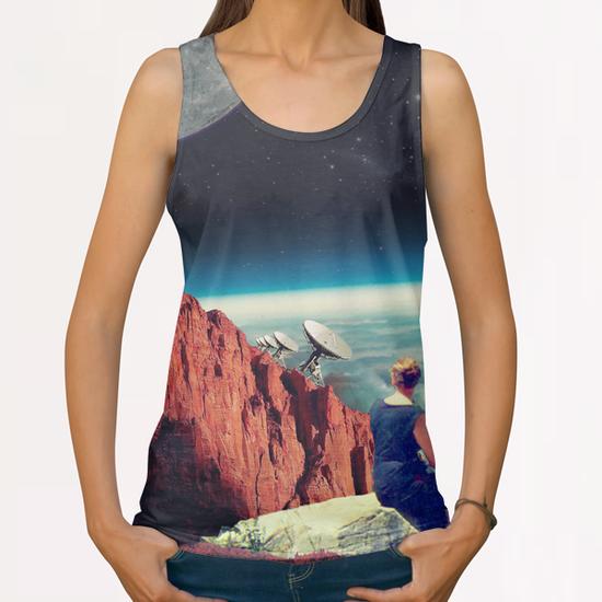 Those Evenings All Over Print Tanks by Frank Moth