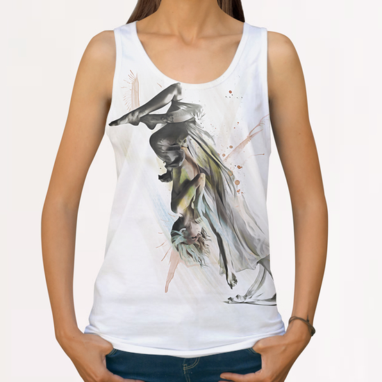 Drift Contemporary Dance Two All Over Print Tanks by Galen Valle