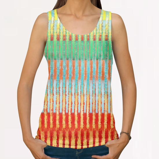 Amstramgram All Over Print Tanks by Jerome Hemain