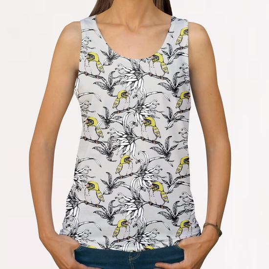 Pattern birds All Over Print Tanks by mmartabc