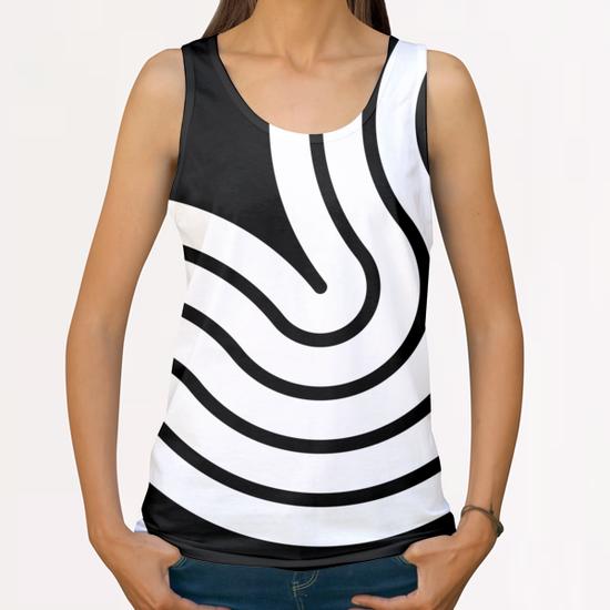 Curve All Over Print Tanks by Christy Leigh
