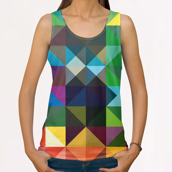 Colors All Over Print Tanks by Vic Storia