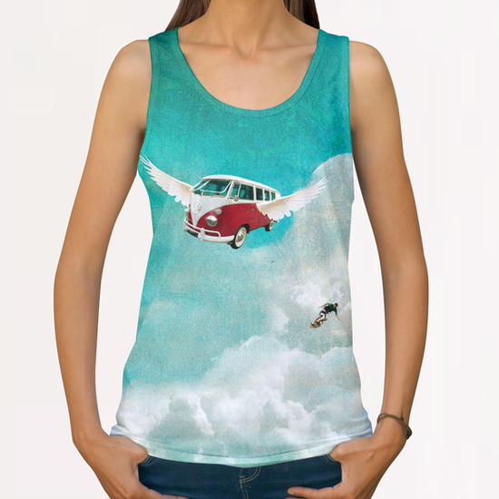 Sky-surf All Over Print Tanks by tzigone