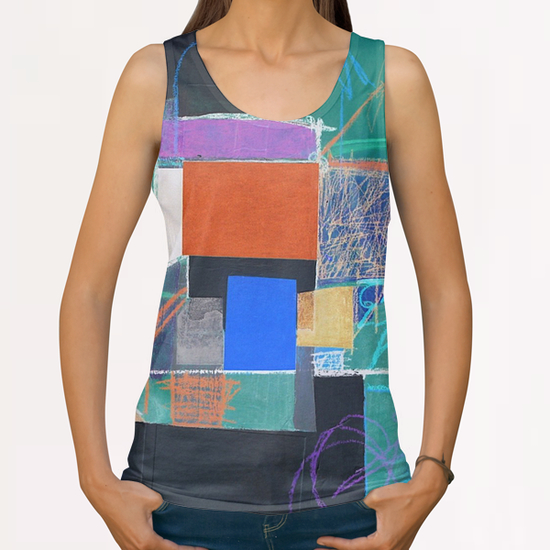 Construction All Over Print Tanks by Pierre-Michael Faure