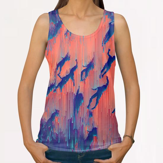 deep water All Over Print Tanks by vividvivi