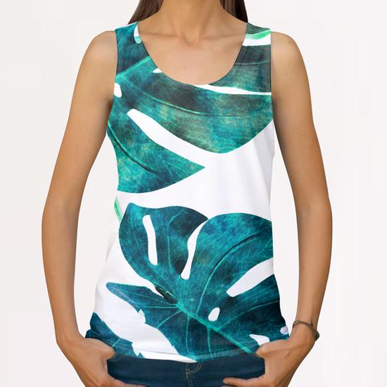 Fixation No. 8 All Over Print Tanks by Uma Gokhale