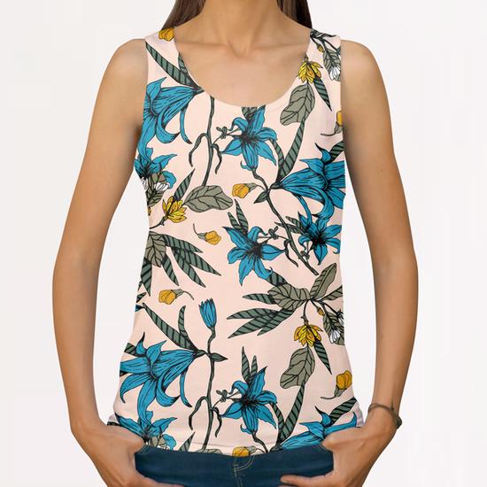 Pattern floral 01 All Over Print Tanks by mmartabc
