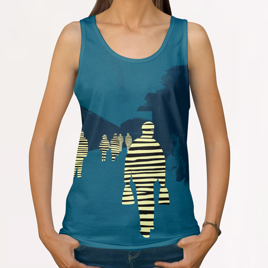 attraction All Over Print Tanks by junillu