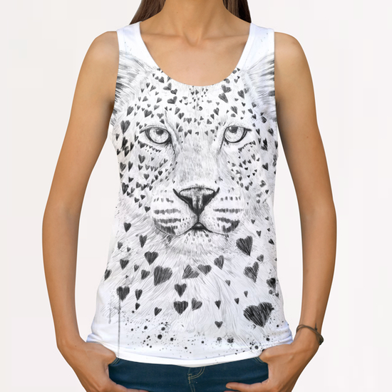 Lovely leopard All Over Print Tanks by Balazs Solti