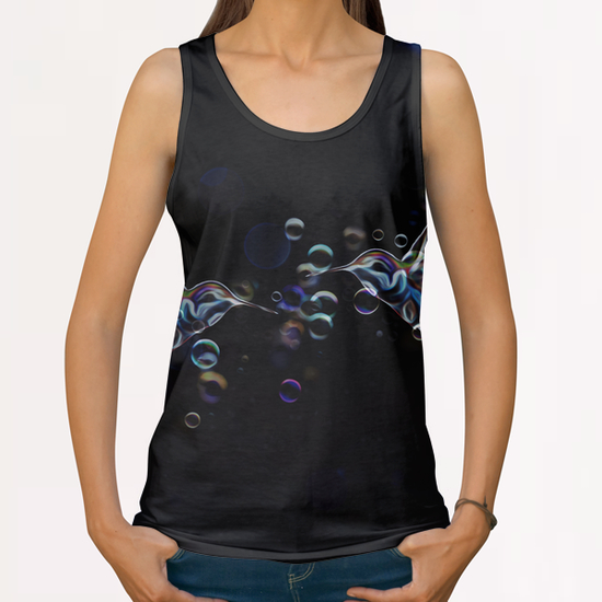 Hummingbirds All Over Print Tanks by Seamless