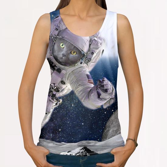 CAT INVASION  All Over Print Tanks by GloriaSanchez