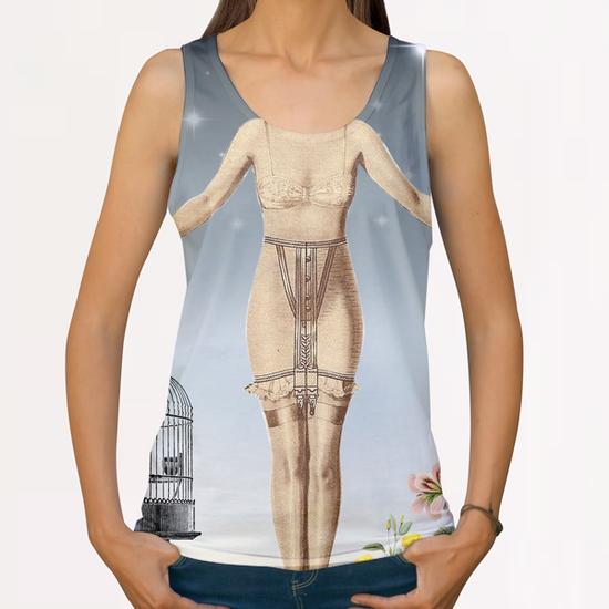 WHEN THE SKY FALLS All Over Print Tanks by GloriaSanchez
