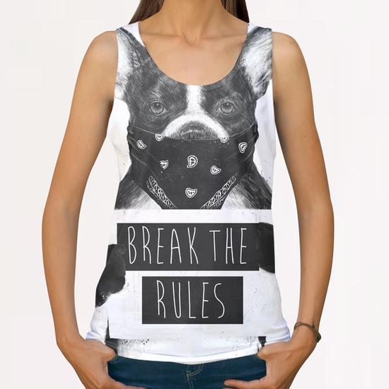 Rebel dog All Over Print Tanks by Balazs Solti