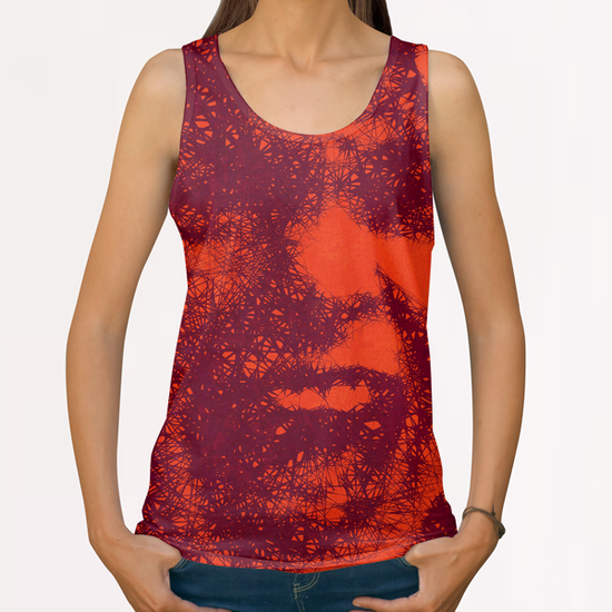 Scream All Over Print Tanks by Vic Storia
