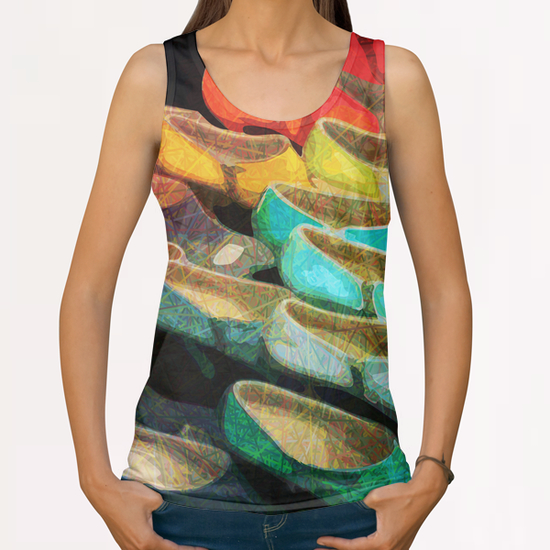 Passion of shoes All Over Print Tanks by Vic Storia