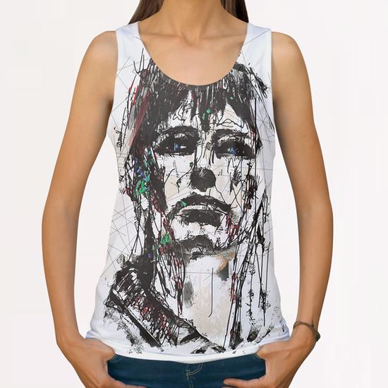 Staggered All Over Print Tanks by Galen Valle