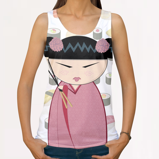 Sushi koksehi All Over Print Tanks by PIEL Design