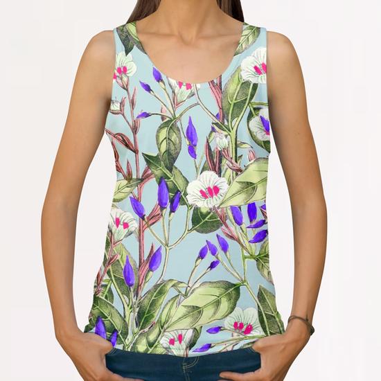 The Obsession All Over Print Tanks by Uma Gokhale