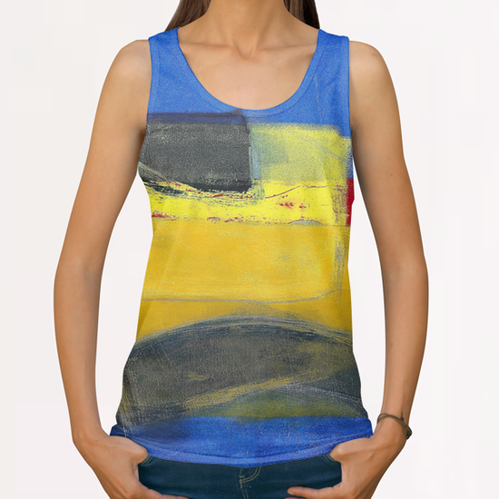 Top of the hill All Over Print Tanks by Pierre-Michael Faure