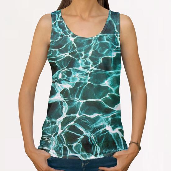 Waiting for Summer All Over Print Tanks by Uma Gokhale