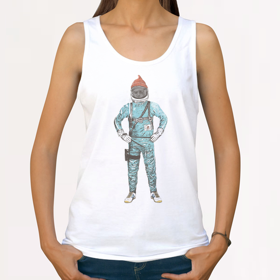 Zissou In Space All Over Print Tanks by Florent Bodart - Speakerine