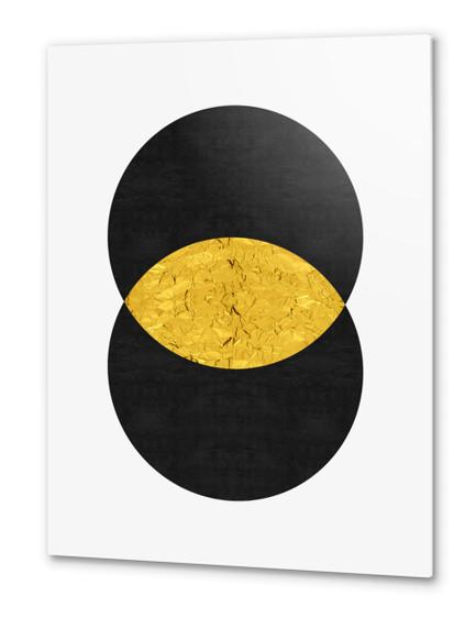 Geometric and golden art II Metal prints by Vitor Costa