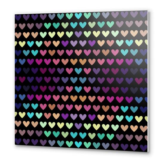 Cute Hearts #4 Metal prints by Amir Faysal