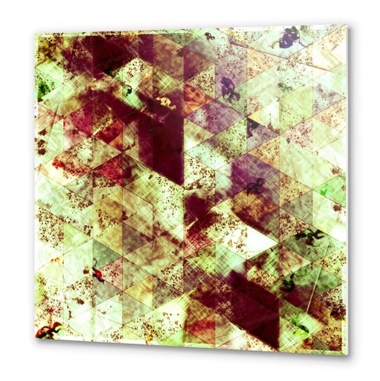 Abstract Geometric Background #12 Metal prints by Amir Faysal