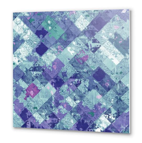 Abstract Geometric Background #10 Metal prints by Amir Faysal