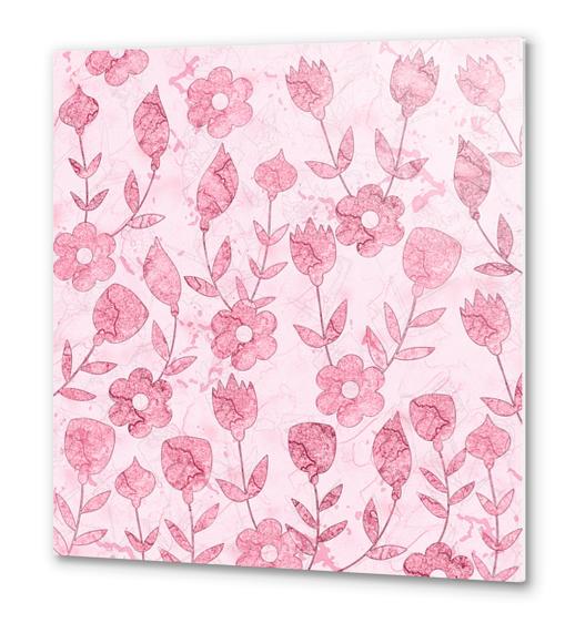 Watercolor Floral Metal prints by Amir Faysal