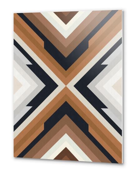 Dynamic geometric pattern Metal prints by Vitor Costa