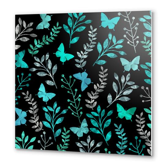Floral and Butterfly Metal prints by Amir Faysal