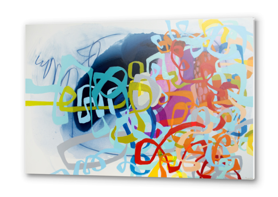 Won't You Stay For Dinner? Metal prints by Claire Desjardins