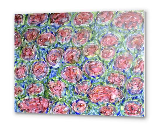 Bed Of Roses Metal prints by Heidi Capitaine