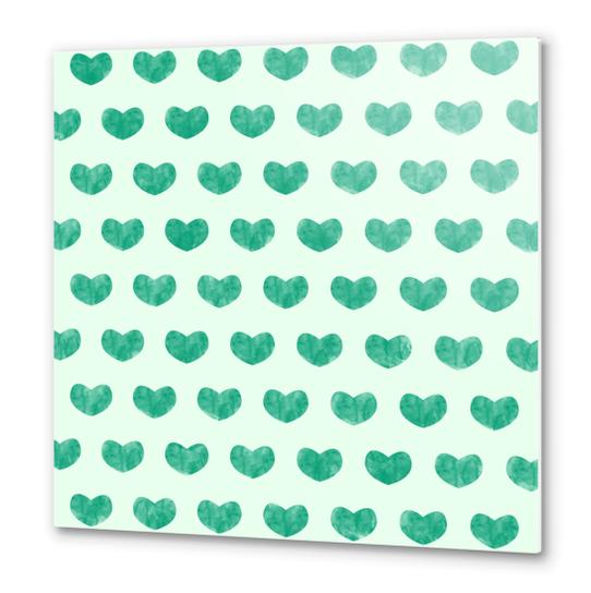 Cute Hearts X 0.3 Metal prints by Amir Faysal