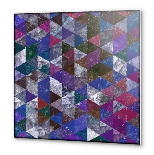 Abstract Geometric Background #9 Metal prints by Amir Faysal