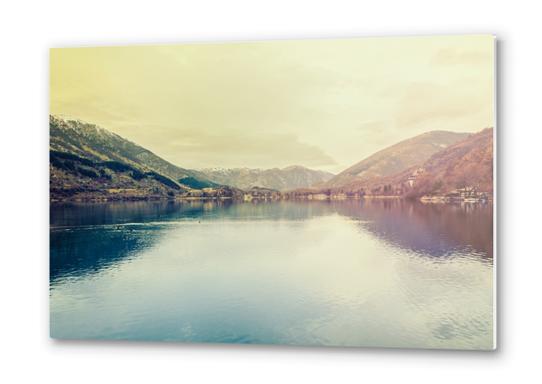 A beautiful lake Metal prints by Salvatore Russolillo