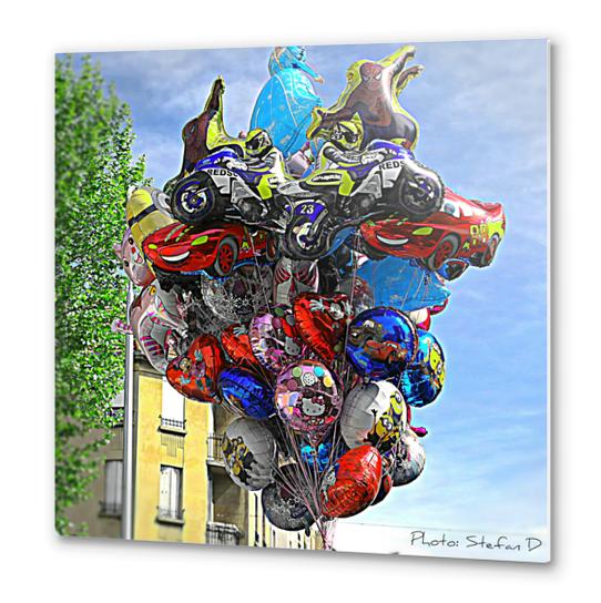 Ballons (Braderie de Montigny-Les-Metz) Metal prints by Stefan D